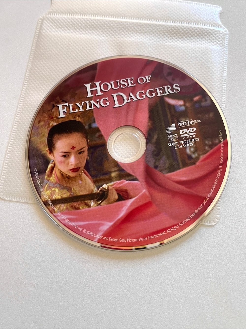 House of Flying Daggers DVD - Sony Pictures Classics- Epic!!